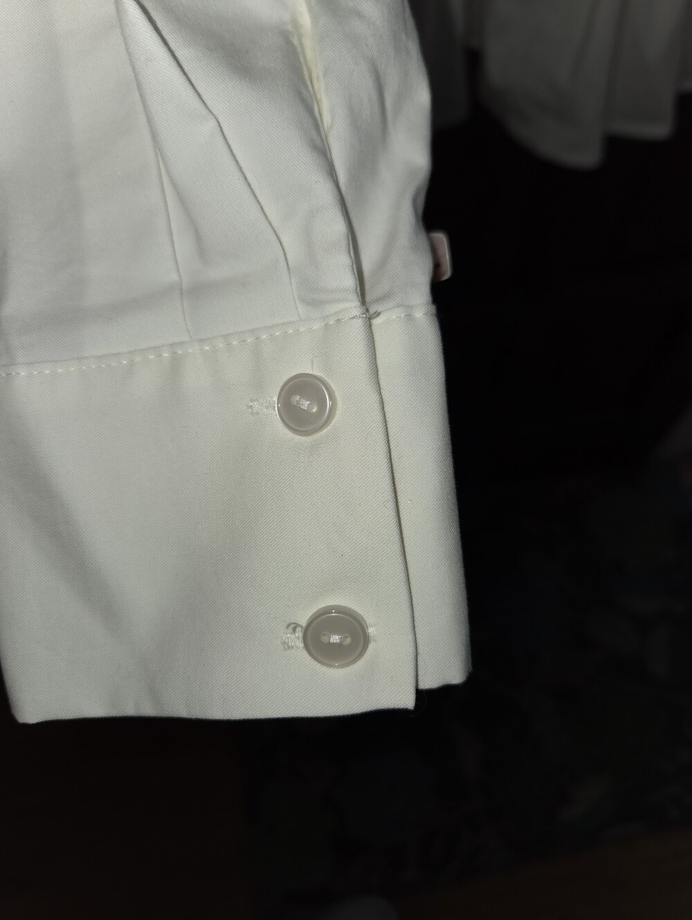 Anthropologie By EXQUISE White Button-Down Shirt - Picture 6 of 6